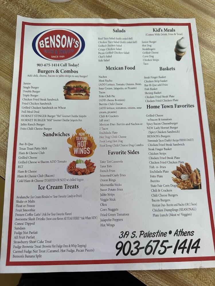 Bensons Eats & Treats